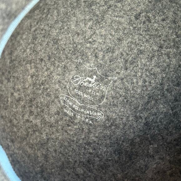 Vintage Bollman Hat Co. Gray Wool Cloche Fedora Unisex - Picture 8 of 16